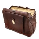 Leonardo Esclusiva Borsa Medico in Pelle Marrone TL142342