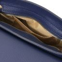 Astrea Schultertasche aus Leder Dunkelblau TL142284