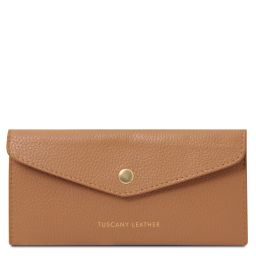 Leather Envelope Wallet Caramel TL142322