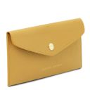 Portafoglio a Busta in Pelle Giallo pastello TL142322