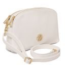 Lily Umhängetasche aus Weichem Leder Weiß TL142375