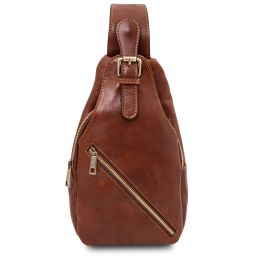 Kevin Sac Bandoulière en Cuir Marron TL142423