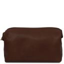 Smarty Beauty Case en Piel - Modelo Grande Marrón oscuro TL141219