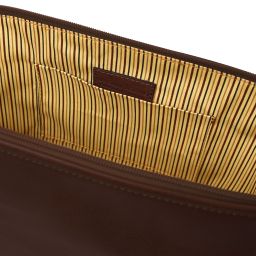 Smarty Beauty Case en Piel - Modelo Grande Marrón oscuro TL141219