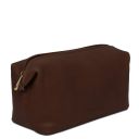 Smarty Beauty Case en Piel - Modelo Grande Marrón oscuro TL141219