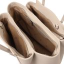 Tulipan Leather Handbag Бежевый TL141727