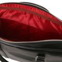 Prato Borsa Porta Computer da Donna in Pelle Saffiano Nero TL142453