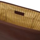 Smarty Leather Toiletry bag - Small Size Dark Brown TL141220