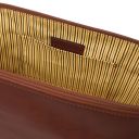 Smarty Reise - Kulturtasche aus Leder - Klein Braun TL141220