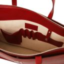 Palermo Saffiano Leather Briefcase 3 Compartments for Women Red TL141369