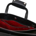Palermo Saffiano Leather Briefcase 3 Compartments for Woman Черный TL141369