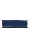 Palermo Serviette en Cuir Saffiano Avec 3 Compartiments Bleu foncé TL141369