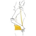 TL Bag Pochette in Pelle Morbida Giallo TL142029