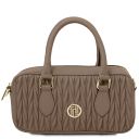 Mousse Sac à Main en Cuir Taupe TL142447