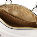 Mousse Handtasche aus Leder Weiß TL142447