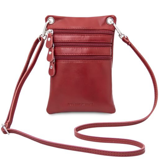 TL Bag Tracollina in Pelle Morbida Rosso TL142432