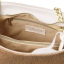 TL Bag Bolso Cubo Efecto Paja Beige TL142208