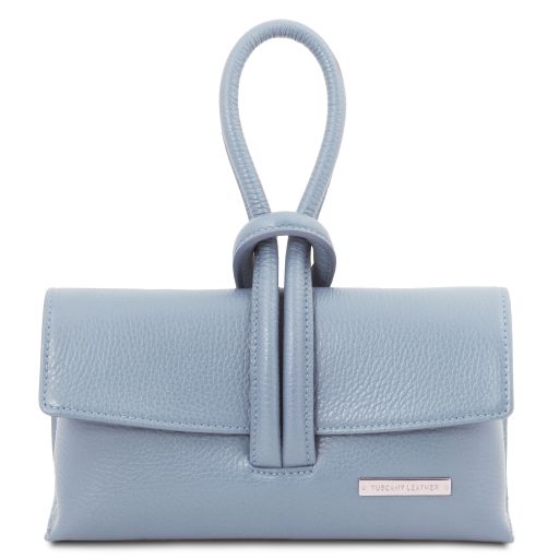 TL Bag Sac à Main en Cuir Bleu céleste TL141990