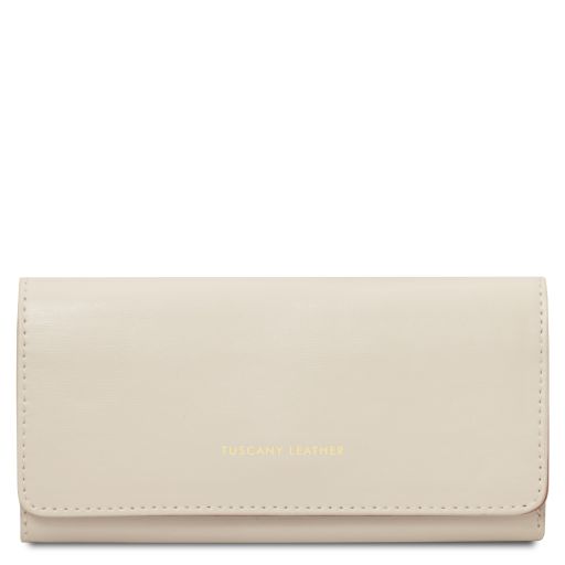 Diana Exklusive Damenbrieftasche aus Leder - Gross Beige TL142435