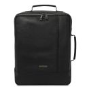 Brooklyn Sac à dos en Cuir Porte Ordinateur Noir TL142445