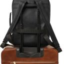 Brooklyn Sac à dos en Cuir Porte Ordinateur Noir TL142445