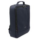 Brooklyn Sac à dos en Cuir Porte Ordinateur Bleu foncé TL142445