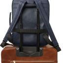 Brooklyn Sac à dos en Cuir Porte Ordinateur Bleu foncé TL142445
