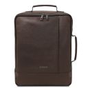 Brooklyn Leather Laptop Backpack Coffee TL142445