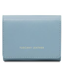 Diana Elégant Portefeuille en Cuir - Petit Modèle Bleu céleste TL142437