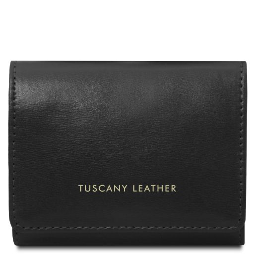 Diana Elégant Portefeuille en Cuir - Petit Modèle Noir TL142437