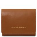 Diana Elégant Portefeuille en Cuir - Petit Modèle Cognac TL142437
