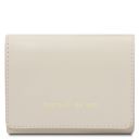 Diana Esclusivo Portafogli in Pelle - Misura Piccola Beige TL142437