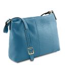 TL Bag Borsa a Tracolla in Pelle Morbida Azzurro TL141720