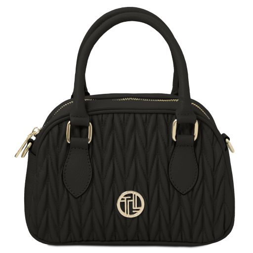 Chantilly Sac à Main en Cuir Souple Noir TL142446