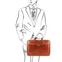 Caserta Serviette Conférencier en Cuir Miel TL142070