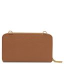 Urania Portafoglio/portacellulare in Pelle con Tracolla Caramello TL142433