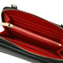 Urania Leather Wallet/phone Holder With Strap Black TL142433