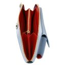 Urania Portefeuille/supporte Pour Téléphone en Cuir Avec Bandoulière Bleu céleste TL142433
