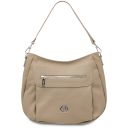 Brenda Sac Bandoulière en Cuir Souple Taupe TL142450