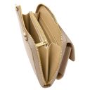 Urania Portefeuille/supporte Pour Téléphone en Cuir Avec Bandoulière Taupe clair TL142433