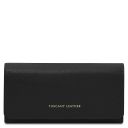 Iside Elégant Portefeuille en Cuir - Grand Modèle Noir TL142434