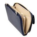 Urania Portefeuille/supporte Pour Téléphone en Cuir Avec Bandoulière Bleu foncé TL142433