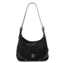 Sierra Suede Leather Shoulder bag Черный TL142419