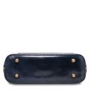 Paris Kleiner Damenrucksack aus Leder Blau TL142410