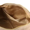 Sierra Suede Leather Shoulder bag Beige TL142419
