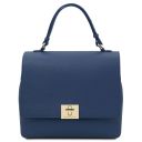 Silene Borsa a Mano in Pelle Convertibile a Zaino Blu scuro TL142152