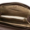 Silene Leather Convertible Backpack Handbag Coffee TL142152
