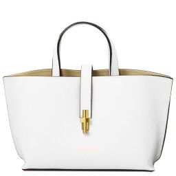 Agatha Leather Handbag White TL142456