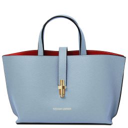 Agatha Leather Handbag Light Blue TL142456