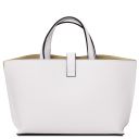 Agatha Leather Handbag White TL142456